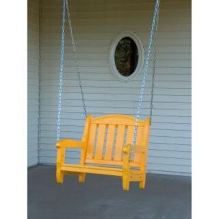 Prairie Leisure Garden Chair 2 ft. Porch Swing   45 UNFINISHED