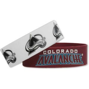 Colorado Avalanche AMINCO INC. Wide Bracelet 2pk Aminco