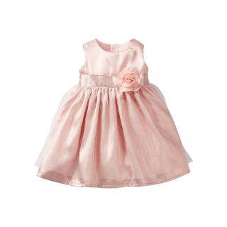 Carters Flower Appliqué Dress   Girls newborn 24m, Pink, Pink