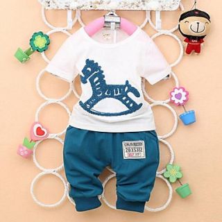 Boys Fashion T ShirtsPants Sets Lovely Summer Two Pieces Sets Clothing Set