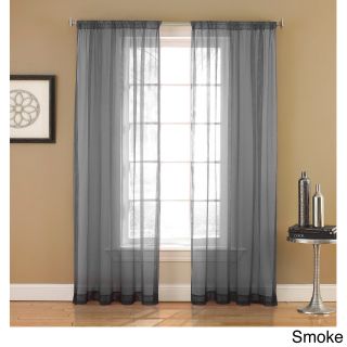 Links Sheer Mesh 84 inch Rod Pocket Curtain Panel