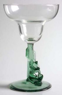 Cristal DArques Durand Siesta Margarita Glass   Clear Bowl,Green Man Asleep Und