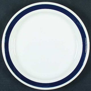 Arabia of Finland Ara2 Dinner Plate, Fine China Dinnerware   Cobalt Blue Band, S