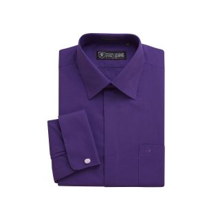 Stacy Adams French Cuff Dress Shirt, Purple, Mens