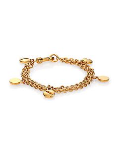 Marc by Marc Jacobs Screw Charm Bracelet/Goldtone   Gold