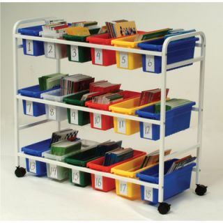 Copernicus Leveled Reading Book Browser Cart with Display Racks BB005 18 1