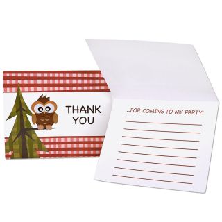 Lets Go Camping Thank You Notes