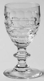 Val St Lambert Blarney Clear Cordial Glass   Clear