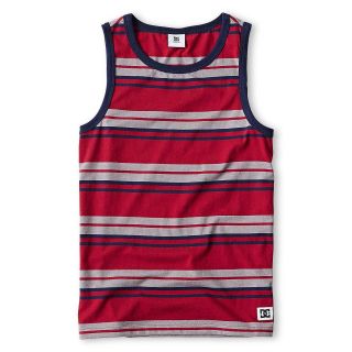 Dc Shoes DC Striped Tank   Boys 8 20, Red, Boys