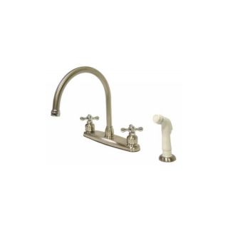 Elements of Design EB727AX Universal Goose Neck Centerset Kitchen Faucet With Sp
