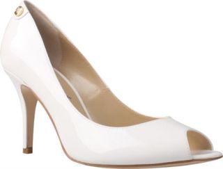 Womens J. Renee Evon   White Patent Leather High Heels