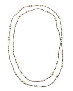 Double Strand Pearly Beaded Necklace