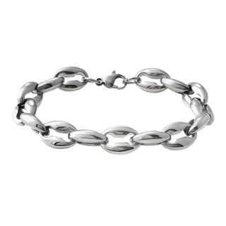 Mens Stainless Steel Bracelet, Grey