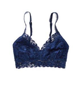 Odyssey Blue Aerie Classic Lace Bralette, Womens XXS