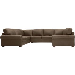 Leather Possibilities 5 pc. Sofa Sectional, Mink