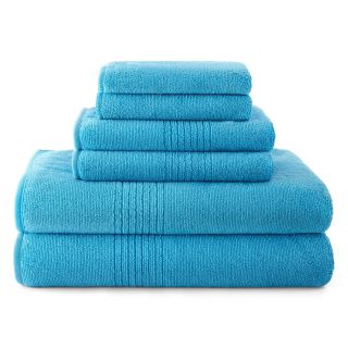 Performance Plus Bath Towels, Aqua