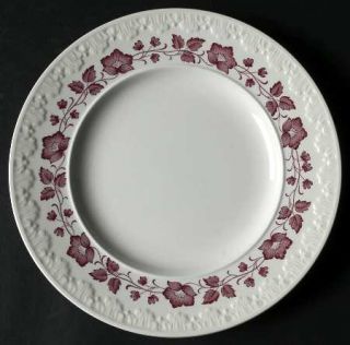 Wedgwood Clematis Mulberry (Corinthian) Salad Plate, Fine China Dinnerware   Cor