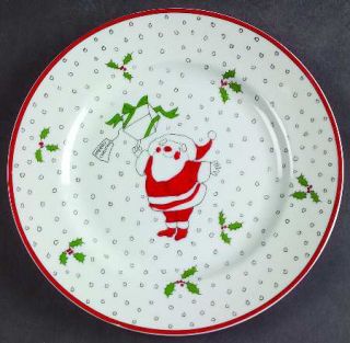 Georges Briard Night Before Christmas Salad Plate, Fine China Dinnerware   Santa