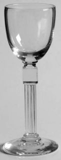 Bryce Colonnade Cordial Glass   Stem #943, Cube In Stem, Clear