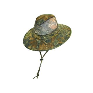 Mossy Oak Camo Mesh Safari Hat, Breakup, Mens