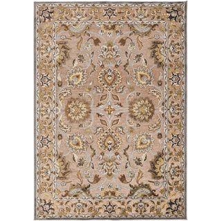 Woven Brede Traditional Beige Oriental Rug (76 X 106)