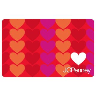 $50 White Heart Love Gift Card