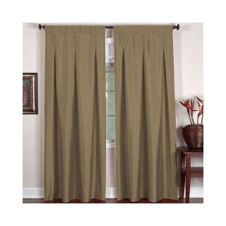 Elrene Imperial Back Tab Curtain Panel, Taupe