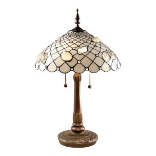 Dale Tiffany Ivory Shell Table Lamp, Sea Shell