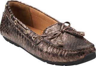 Womens Clarks Dunbar Cruiser   Bronze Snake Leather Casual Shoes