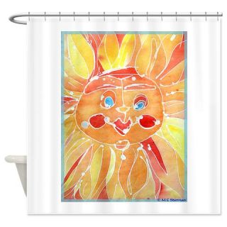  Sun Sunshine, fun art Shower Curtain  Use code FREECART at Checkout