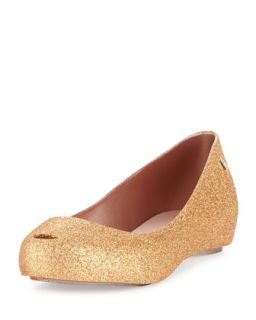 Ultragirl III Glitter Slip On Shoe, Gold