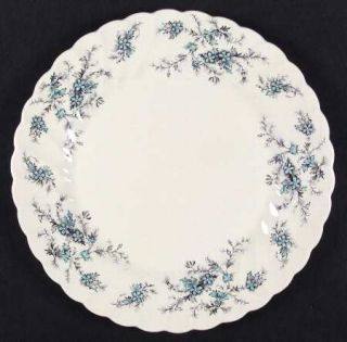 Myott Staffordshire Forget Me Not (Cream) Dinner Plate, Fine China Dinnerware  