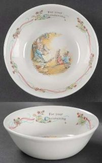 Wedgwood Peter Rabbit Coupe Cereal Bowl, Fine China Dinnerware   Beatrix Potter,