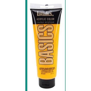 Liquitex Cadmium Yellow Deep Hue Basic Acrylic Paint (Cadmium Yellow Deep HueTube contains 8.5 ouncesPermanent acrylic paintWater resistantFlexible when dry Conforms to ASTM D4236Imported )
