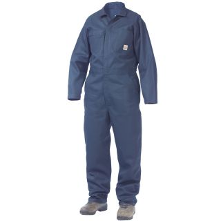 Work King Unlined Long Sleeve Coveralls, Navy, Mens