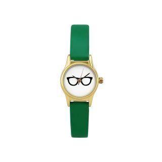 Womens Eye Glasses Watch, Green