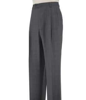 Executive Wool Patterned Pleated Front Trouser   Sizes 44 48 JoS. A. Bank