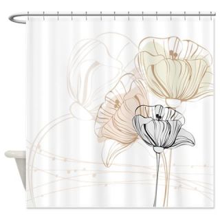  Delicate Poppies Shower Curtain  Use code FREECART at Checkout