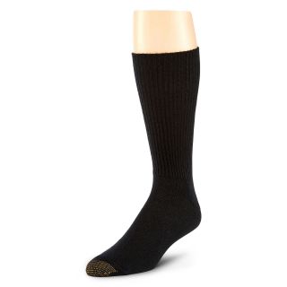 Gold Toe 3 pk. Fluffies Crew Socks Big and Tall, Black, Mens