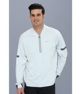 Nike Golf Tiger Woods Half Zip Tech Cover Up Mens Long Sleeve Pullover (White)
