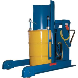 Vestil Hydraulic Drum Dumper   Portable, 750 lb. Capacity, 72in. Dump Height,