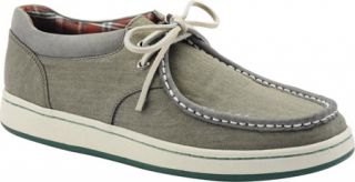 Mens Sperry Top Sider Sperry Cup Moc Canvas   Olive Canvas Lace Up Shoes