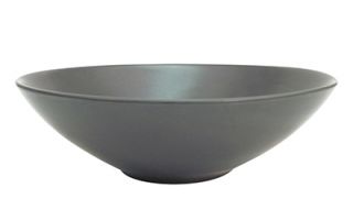 CAC International 7 Japanese Style Soup Bowl   Ceramic, Black