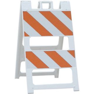 Plasticade 45in. Type II Engineer Grade Plastic Barricade   White, Model# 100 