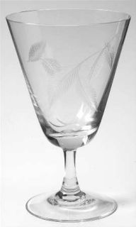 Theresienthal Summer Day Clear Water Goblet   Clear