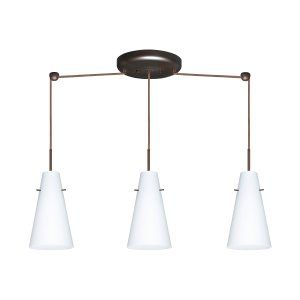 Besa Lighting BEL 3JB 412407 LED BR Cierro Pendant