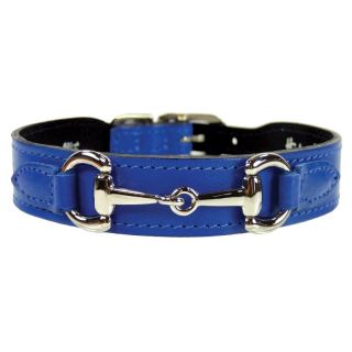 Hartman & Rose Gucci Style Dog Collar   Cobalt Blue   1743 8