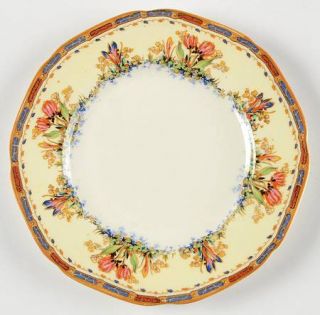 Crown Ducal Tulip (Round,Scalloped) Bread & Butter Plate, Fine China Dinnerware
