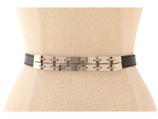 Calvin Klein 23MM Nappa With Metal Link Front Womens Belts (Black)