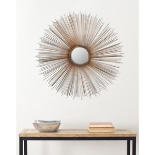 Handmade Arts And Crafts Sun Burst Wall Mirror